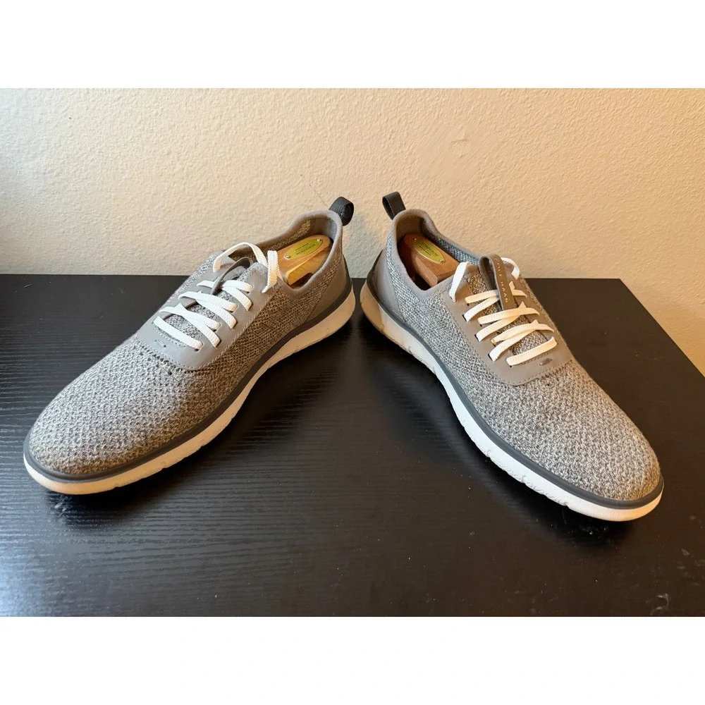 Cole Haan Zerogrand Stitchlite Oxford Gray Knit Sneakers C31405 Mens Size 11